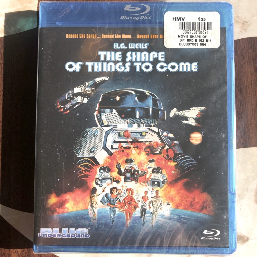 H.G. Wells ‘The Shape of Things to Come’ Blu Ray New